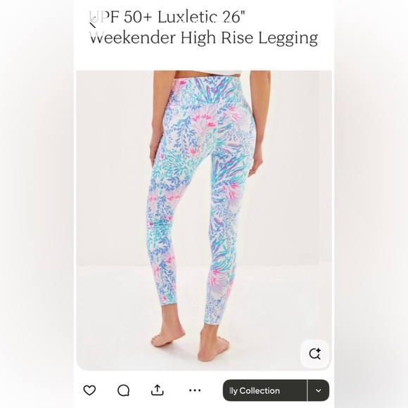 Lilly Pulitzer Pastel Patterned Leggings - Picture 3 of 6